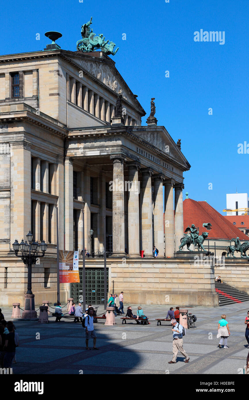 Berlin Gendarmenmarkt Spielhaus Stockfoto