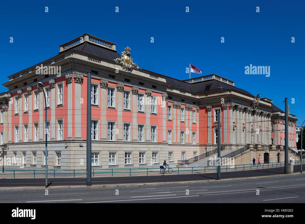 Landtag Brandenburg Goverment in Potsdam Stockfoto