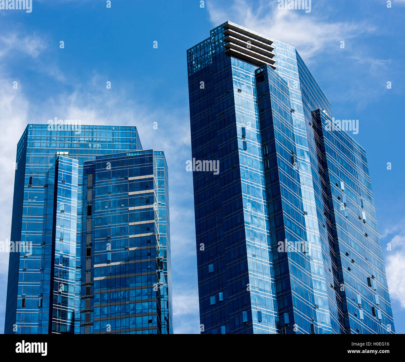 Busan-Wolkenkratzer Stockfoto
