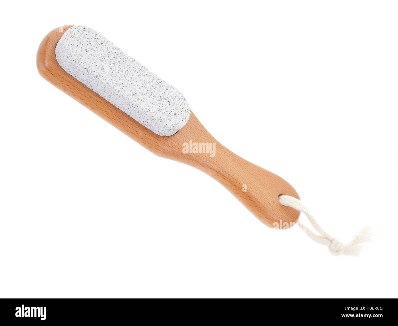 Fuß Hygiene Werkzeug auf reinen weißen Hintergrund isoliert Stockfoto