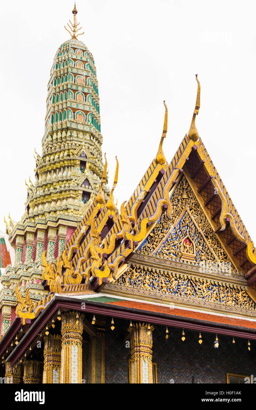 Detail des Wat Pho in Bangkok, Thailand Stockfoto