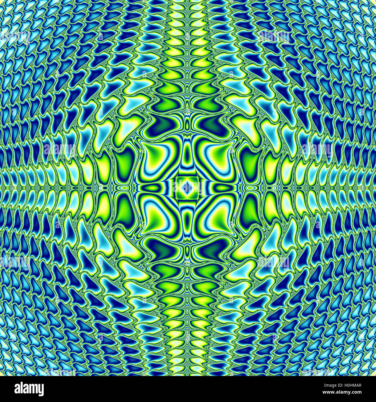 Computer-generierte Fraktal-Muster Stockfoto