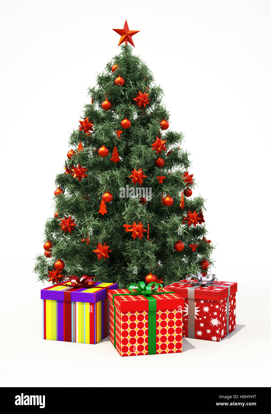 Weihnachtsbaum Stockfoto