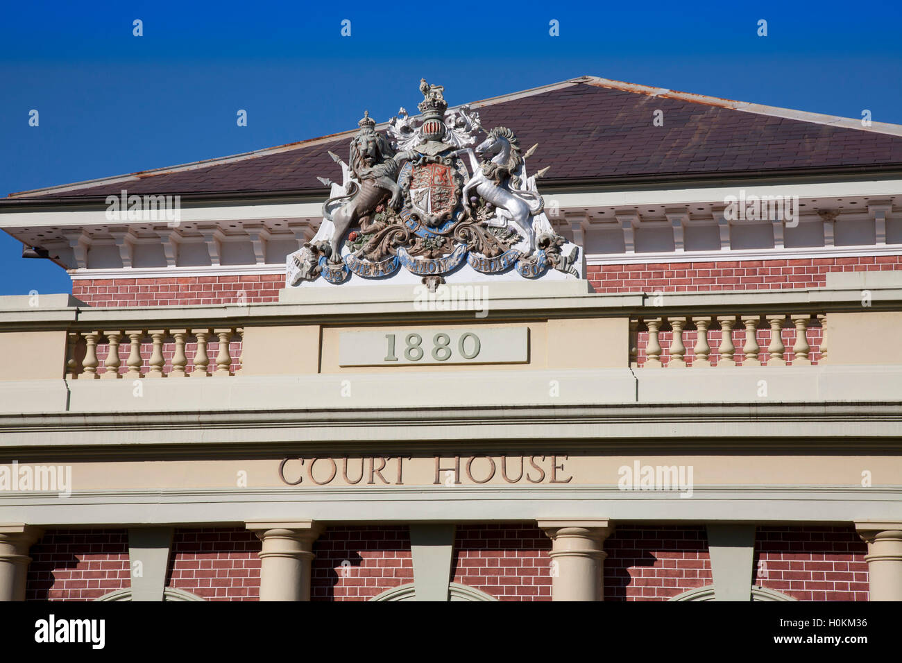 Forbes Gerichtsgebäude hat architektonischen Bedeutung wegen seiner feinen viktorianischen kostenlos klassisches Styling.  Forbes-NSW-Australien Stockfoto