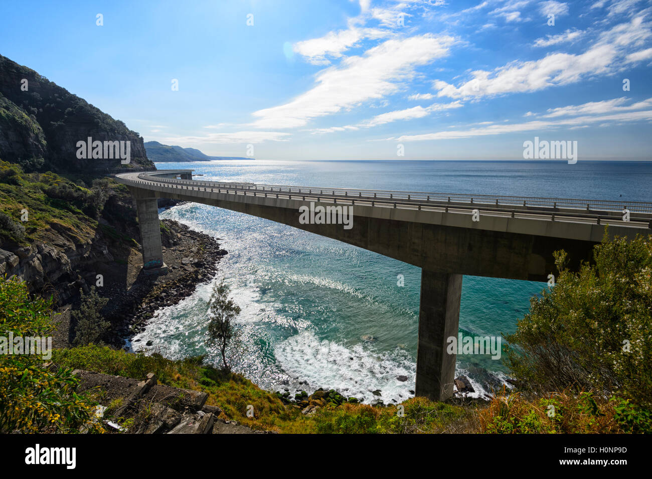 Sea Cliff Bridge, Grand Pacific Drive, Coalcliff, Illawarra Region, New South Wales, NSW, Australien Stockfoto