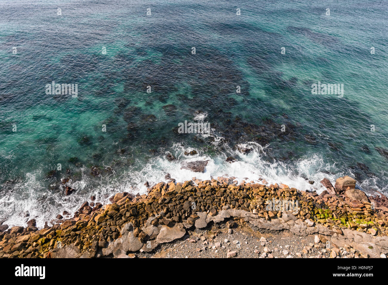 Blick auf die Küste entlang des Grand Pacific Drive, Coalcliff, Illawarra Region, New South Wales, NSW, Australien Stockfoto