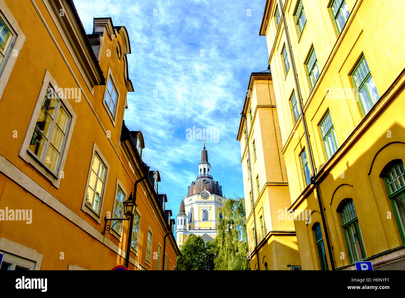 Katarina Kirche im Stadtteil Södermalm in Stockholm, Schweden Europa Stockfoto