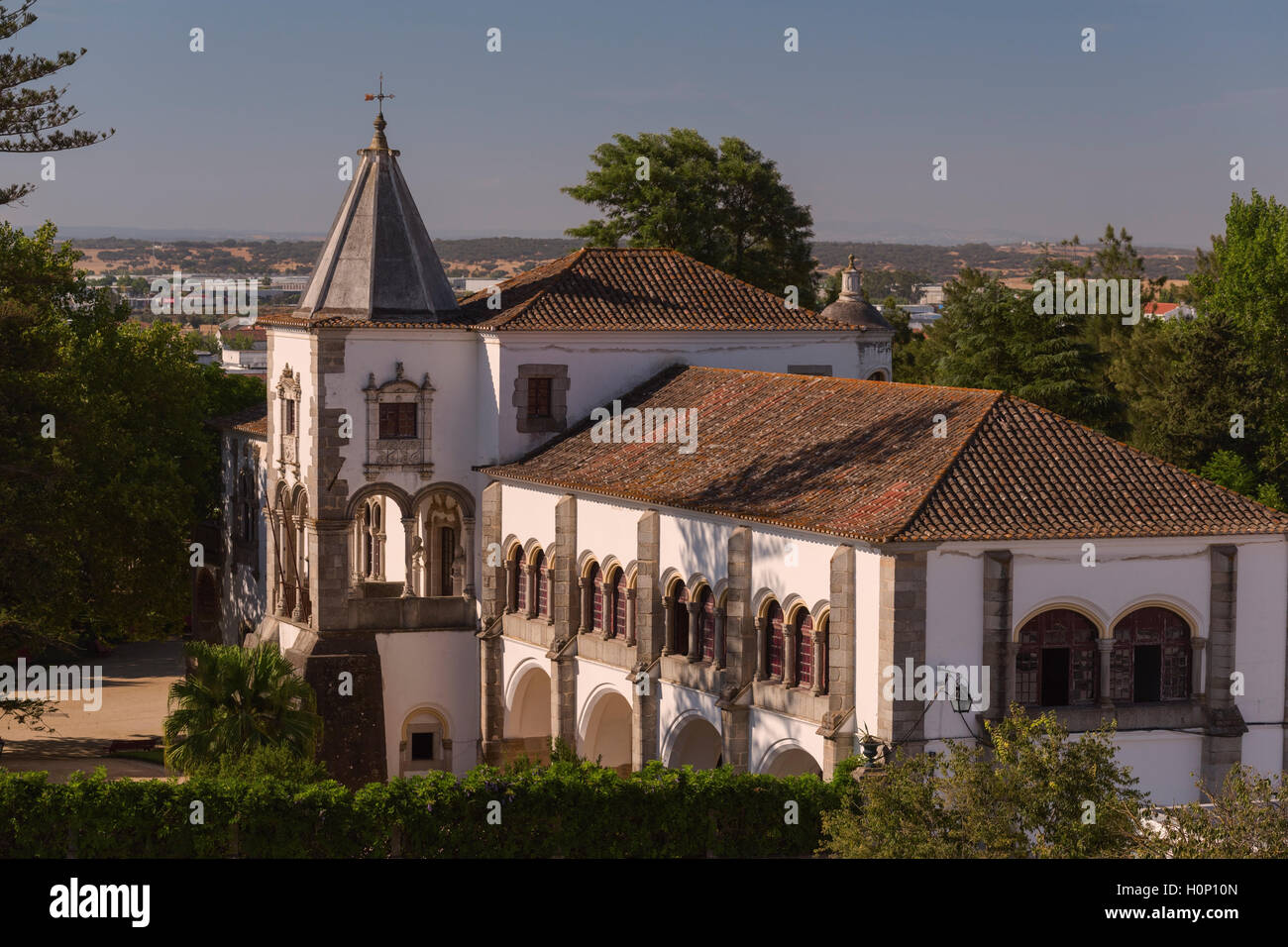 Palácio de Dom Manuel Evora Alentejo Portugal Stockfoto