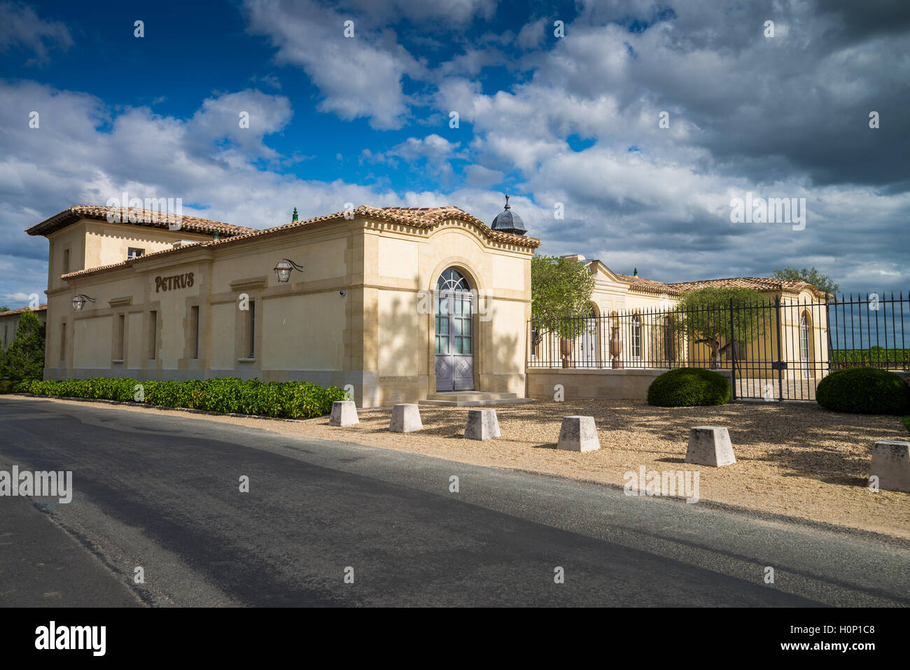 Chateau Petrus Pomerol, Bordeaux, Frankreich, EU, Europa Stockfoto