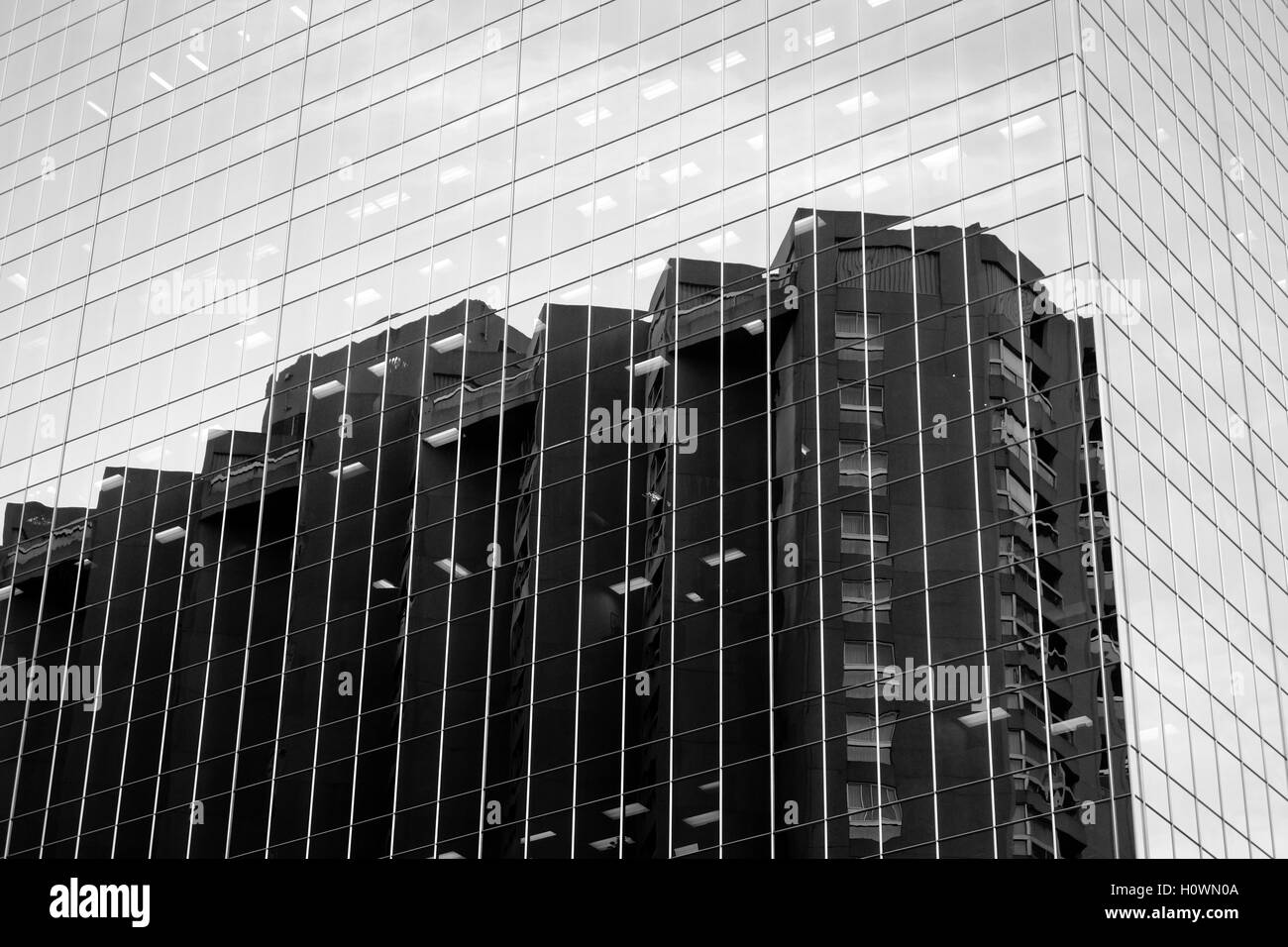 Modernes Gebäude in Downtown Montreal Stockfoto