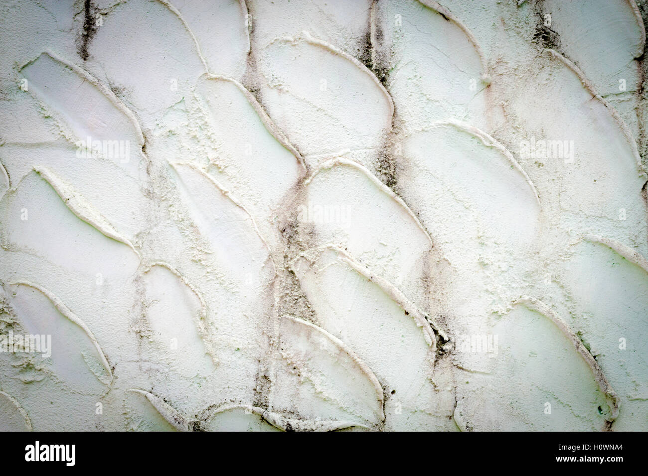 Betonwand abstrakte background.a kontinuierlichen vertikalen Ziegel oder Stein-Struktur, die umschließt oder teilt eine Fläche. Stockfoto