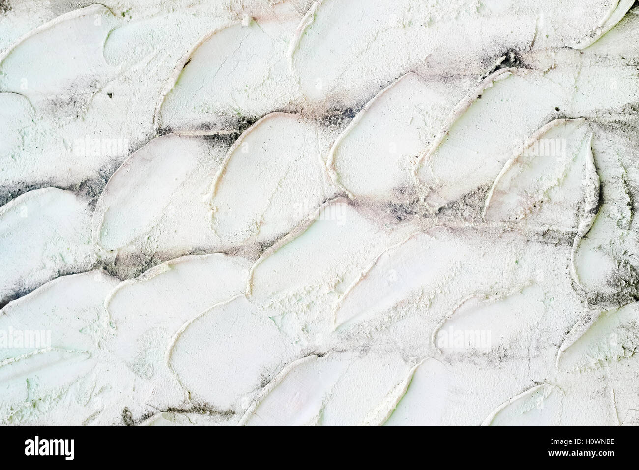 Betonwand abstrakte background.a kontinuierlichen vertikalen Ziegel oder Stein-Struktur, die umschließt oder teilt eine Fläche. Stockfoto