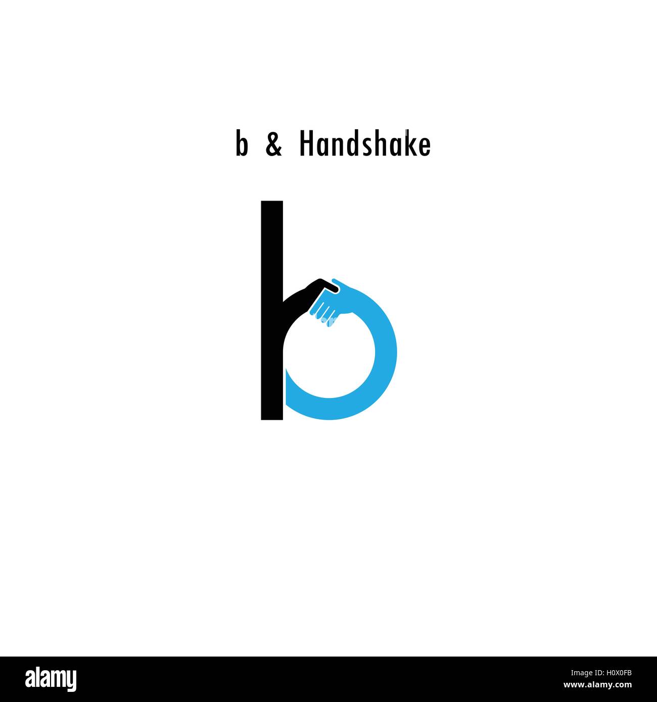 Kreative B-Symbol abstrakte Logo Design Vektor Briefvorlage. Business-Angebot, Partnerschaft-Symbol. Corporate Business und Industrie l Stock Vektor
