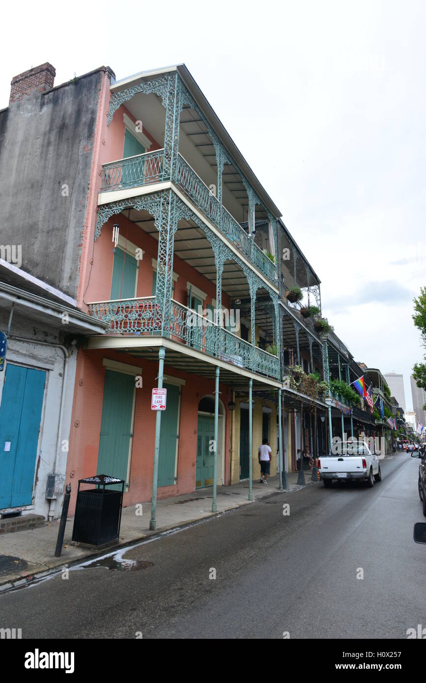 Royal Street in New Orleans. Stockfoto