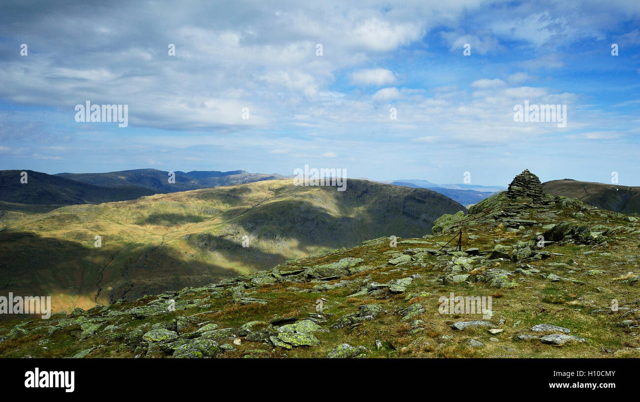 Sonnenlicht auf Caudale Moor von krank Glocke Stockfoto