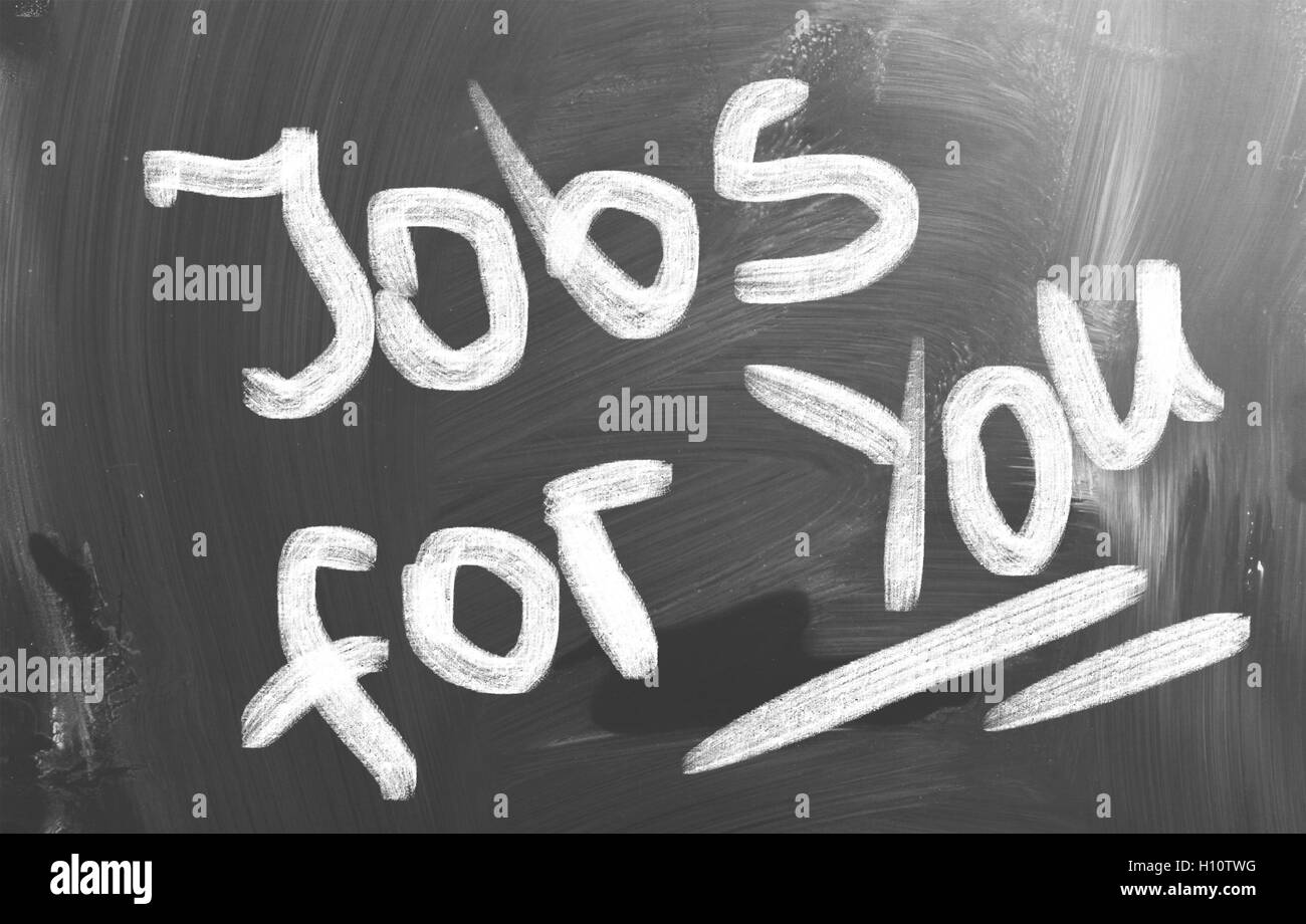 Jobs für Sie Konzept Stockfoto