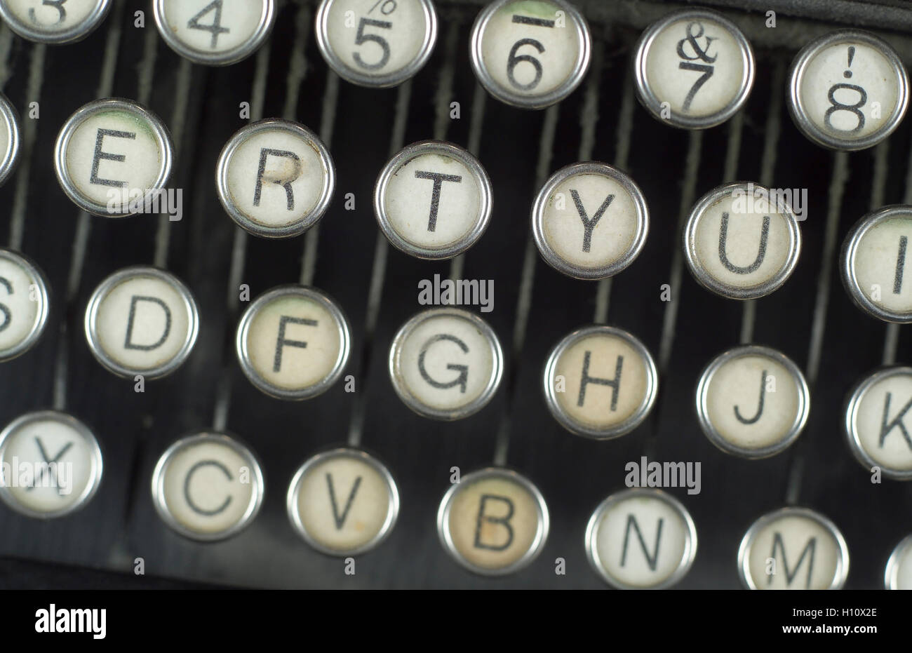Abgenutzte Typerwriter Stockfoto