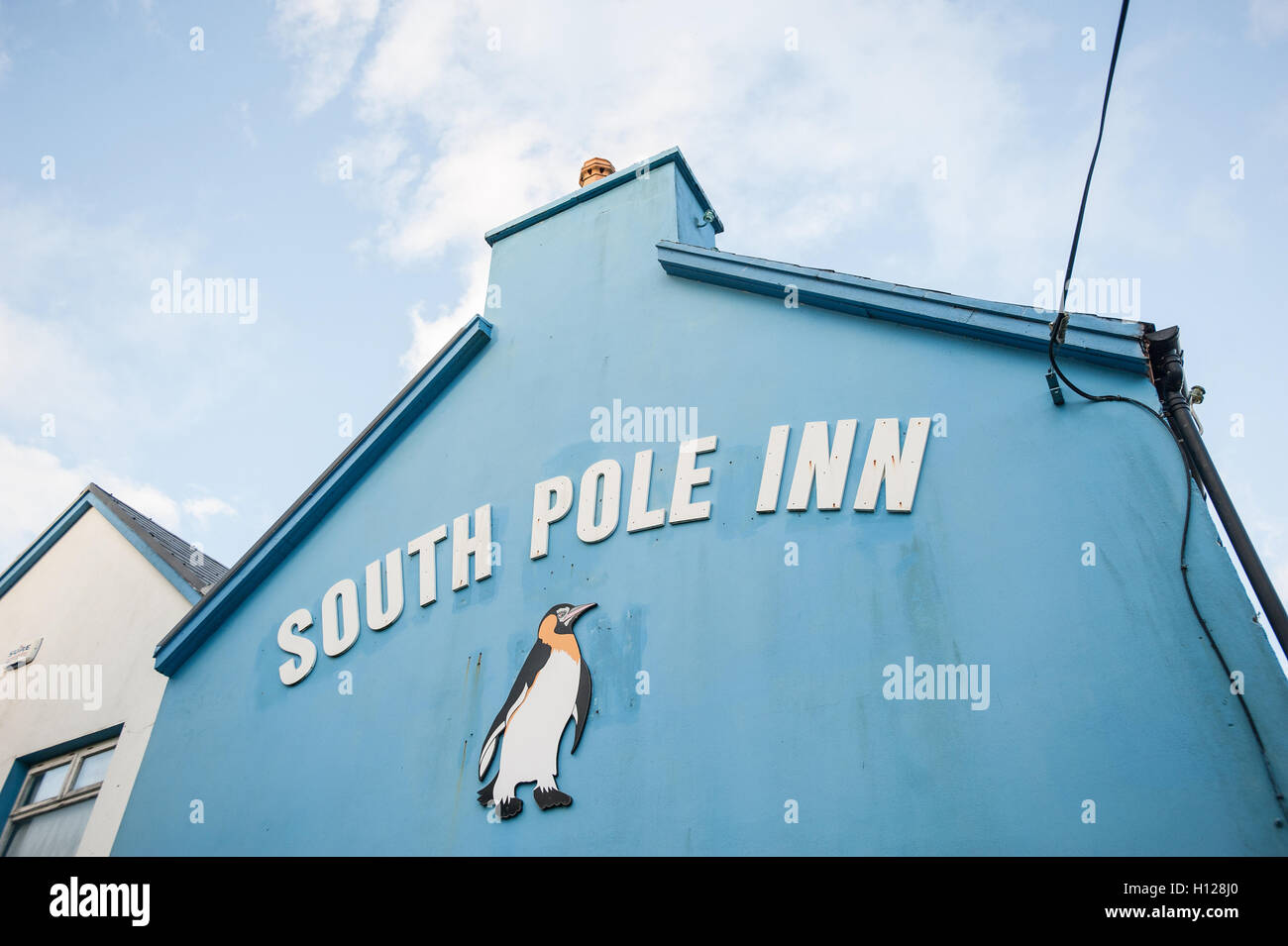 Der Südpol-Pub. Annascaul. Co. Kerry. EIRE. Stockfoto