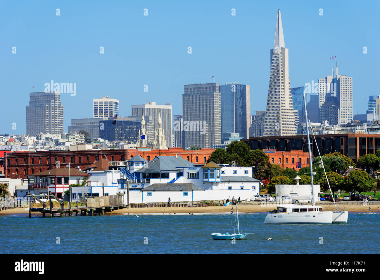 Die Innenstadt von Maritime Historical Park, San Francisco, Kalifornien, USA Stockfoto