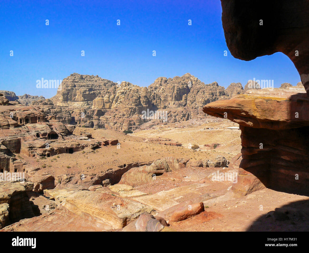 Petra in Jordanien Stockfoto