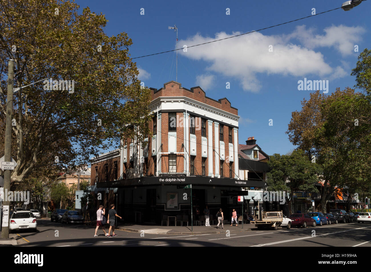 Klassischen Heritage Hotel auf Crown Street The Dolphin Hotel Surry Hills Sydney Australia Stockfoto