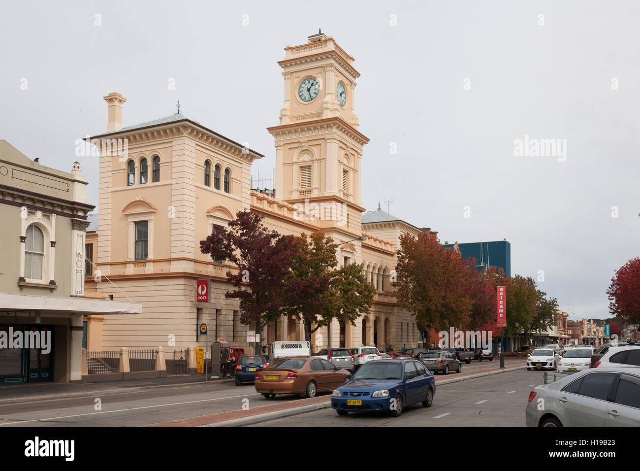 Goulburn Postamt und Clocktower von kolonialen entworfen Architekt James Barnet Goulburn New South Wales Australien Stockfoto