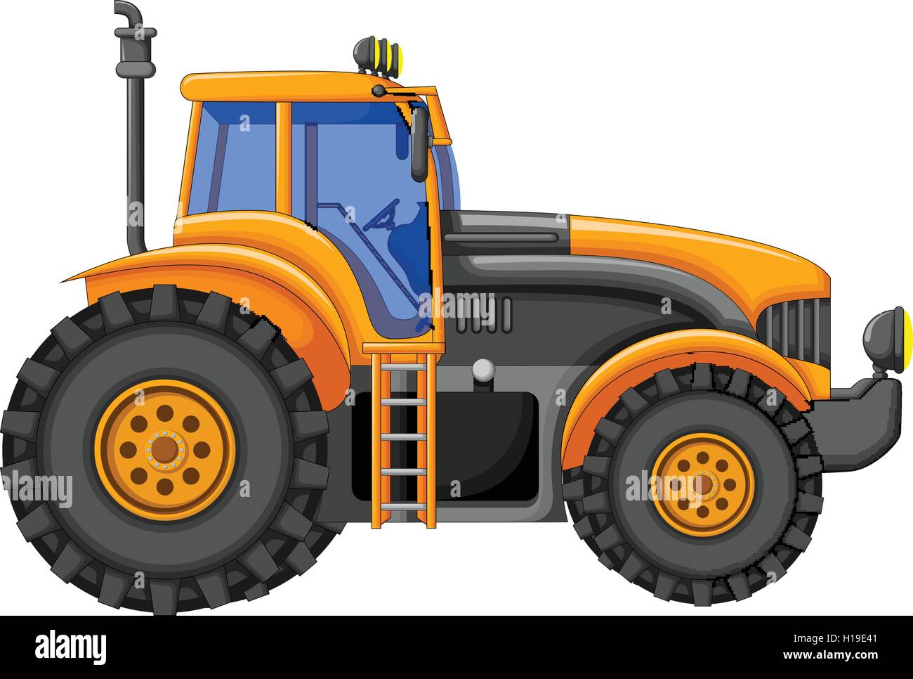 Cartoon Farmer Tractor Stockfotos & Cartoon Farmer Tractor Bilder - Alamy