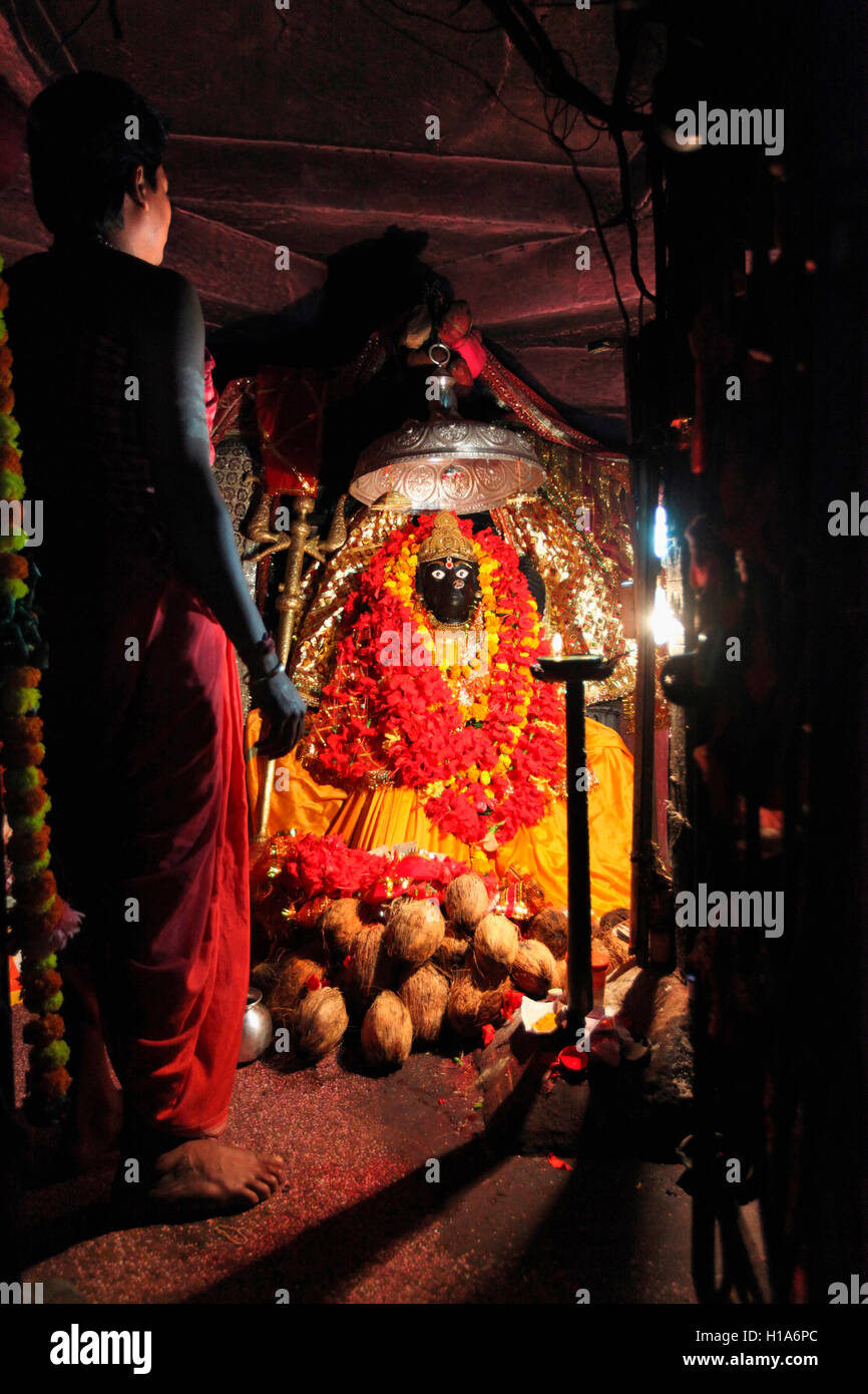 Göttin danteshwari, dantewada, Chattisgarh, Indien Stockfoto