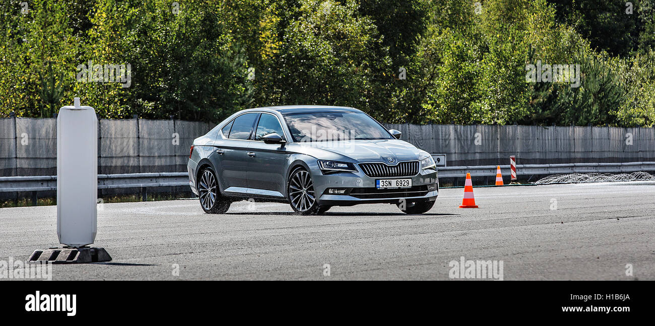 Skoda Superb III Stockfoto