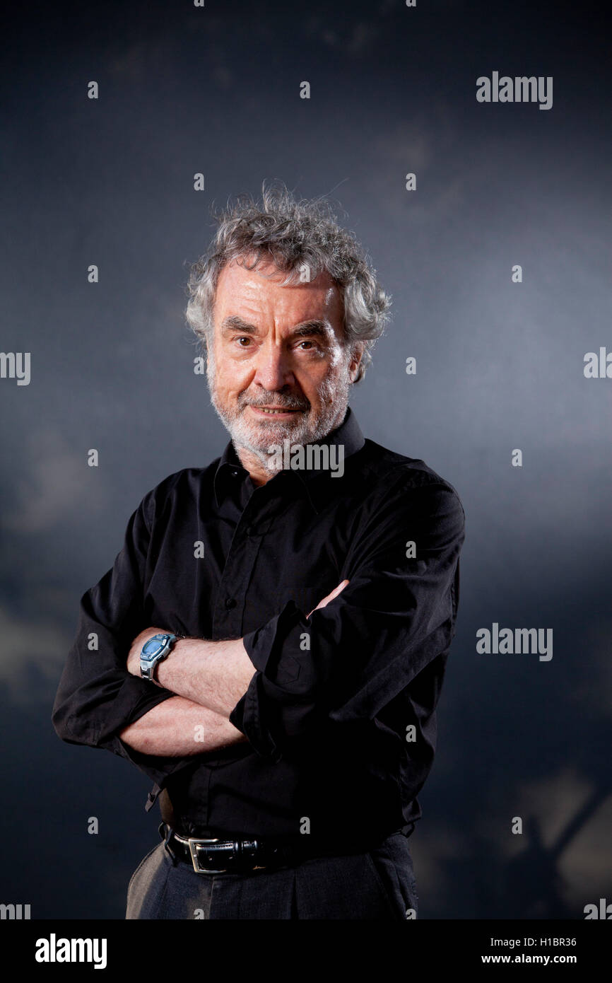 John Hände, der britische Autor von Sachbüchern und Romanen, auf dem Edinburgh International Book Festival. Edinburgh, Schottland. 17. August 2016 Stockfoto