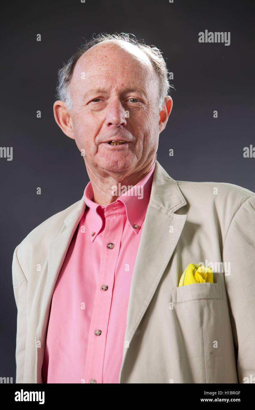 Walter Reid, der Autor des militärischen und politischen Geschichte, an das Edinburgh International Book Festival. Edinburgh, Schottland. 17. August 2016 Stockfoto