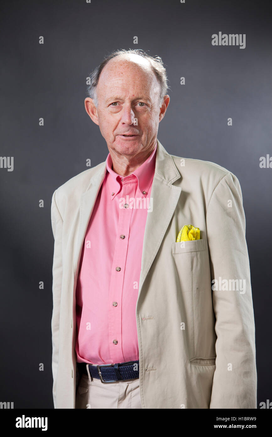 Walter Reid, der Autor des militärischen und politischen Geschichte, an das Edinburgh International Book Festival. Edinburgh, Schottland. 17. August 2016 Stockfoto