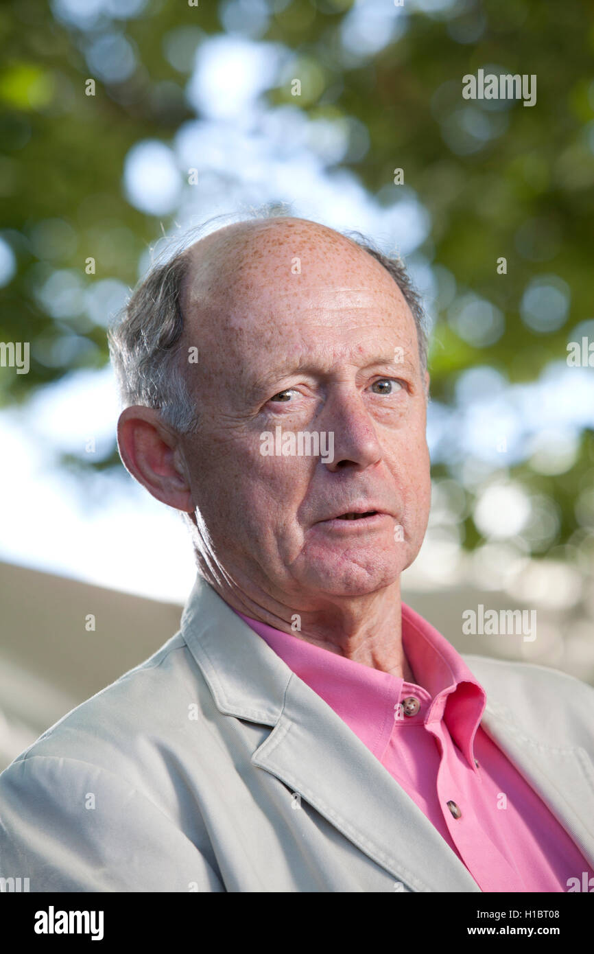Walter Reid, der Autor des militärischen und politischen Geschichte, an das Edinburgh International Book Festival. Edinburgh, Schottland. 17. August 2016 Stockfoto