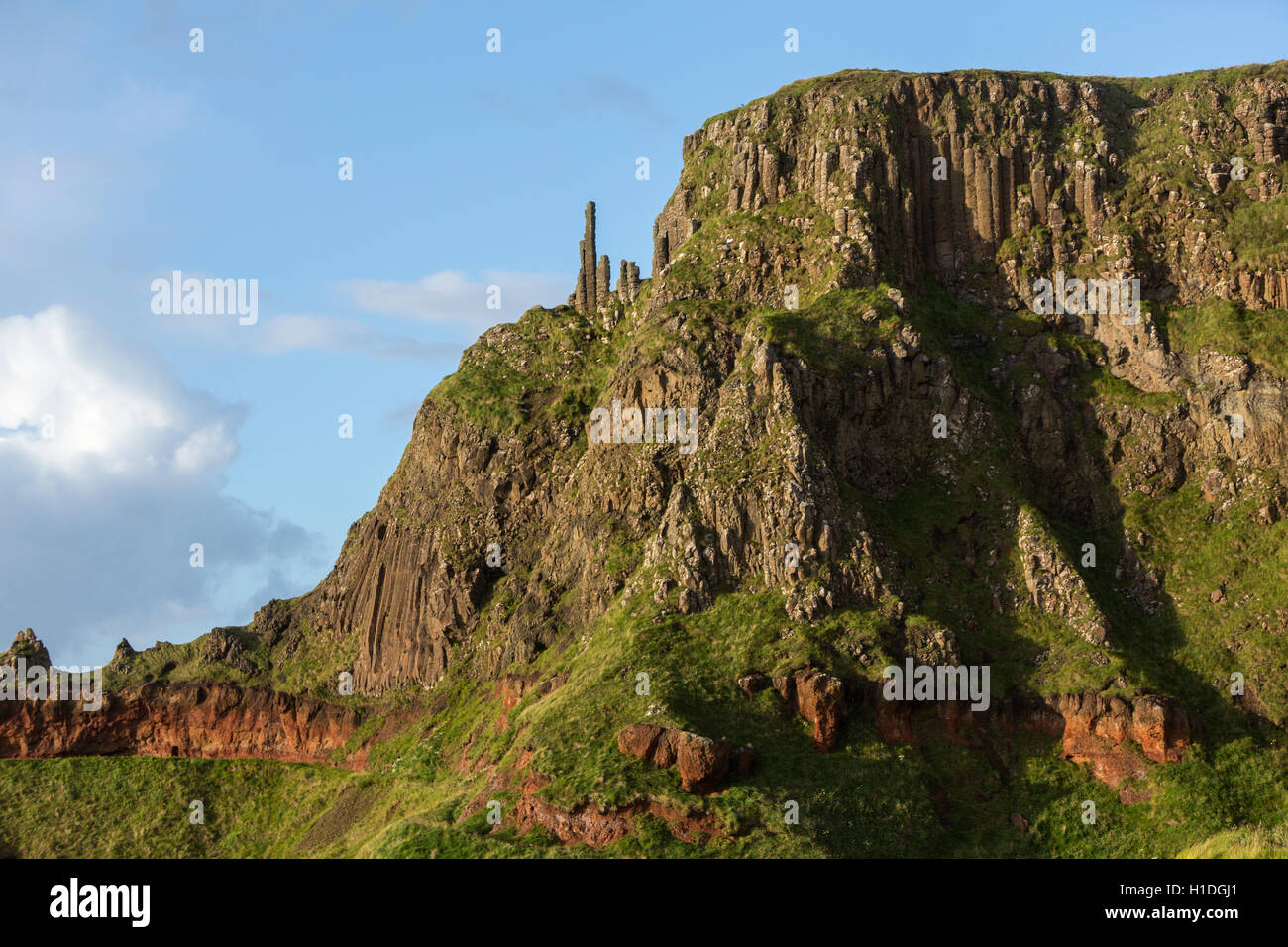 Schornsteine, Giant es Causeway, Bushmills, County Antrim, Nordirland, Vereinigtes Königreich Stockfoto