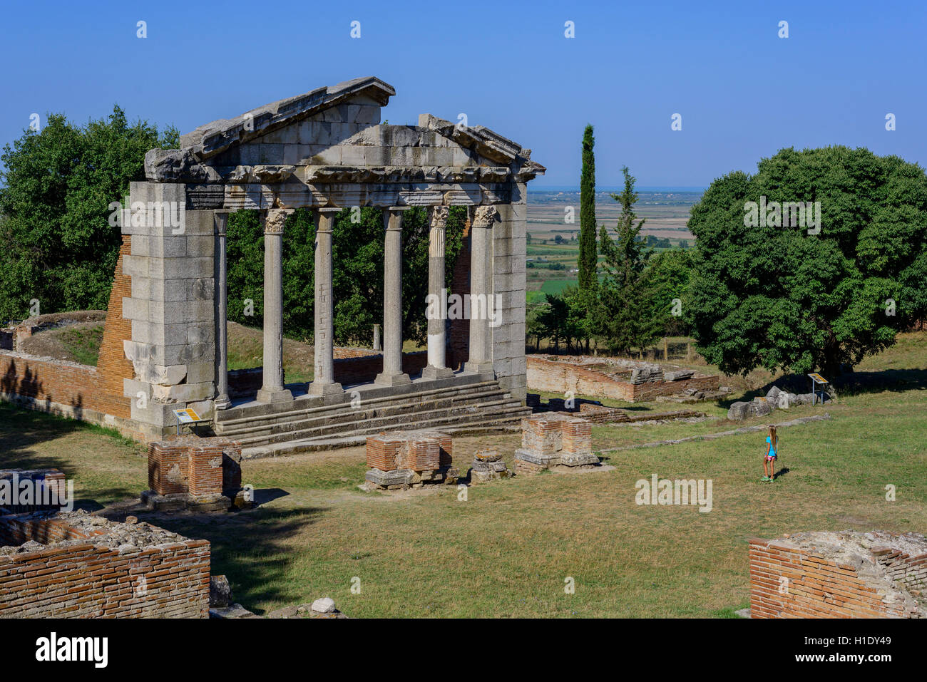 Apollonia, Albanien Stockfoto