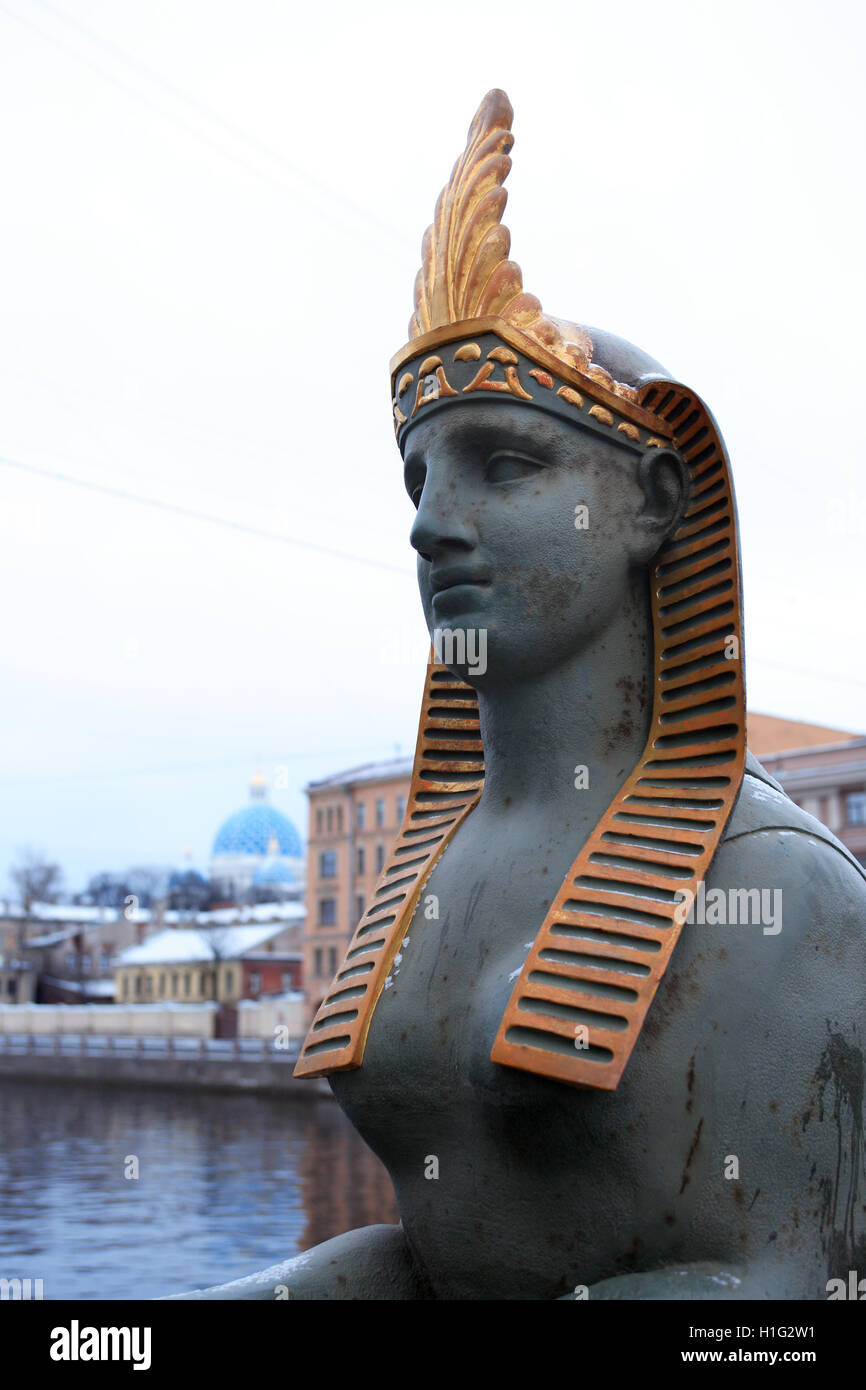 Sphinx-Statue Stockfoto