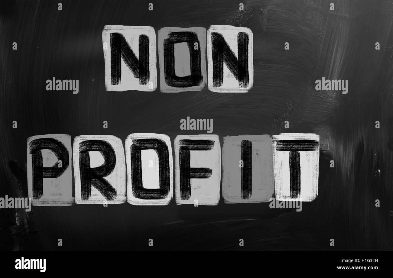 Non-Profit-Konzept Stockfoto