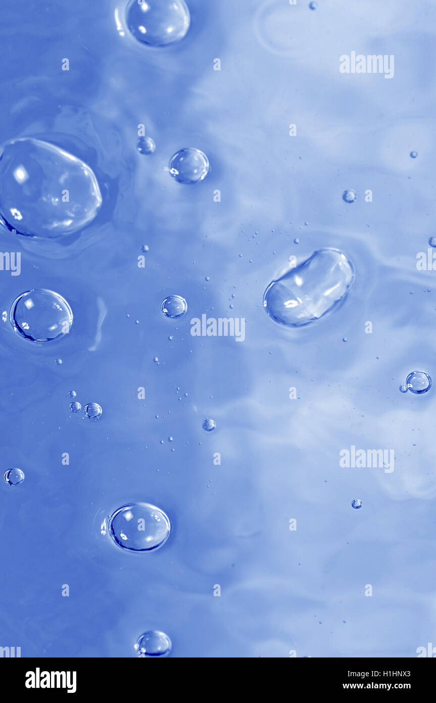 Blaues Wasser Stockfoto