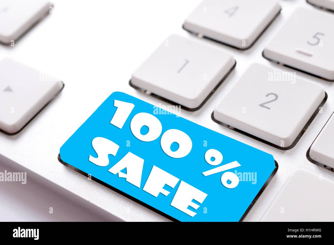 Sicher kaufen Stockfoto