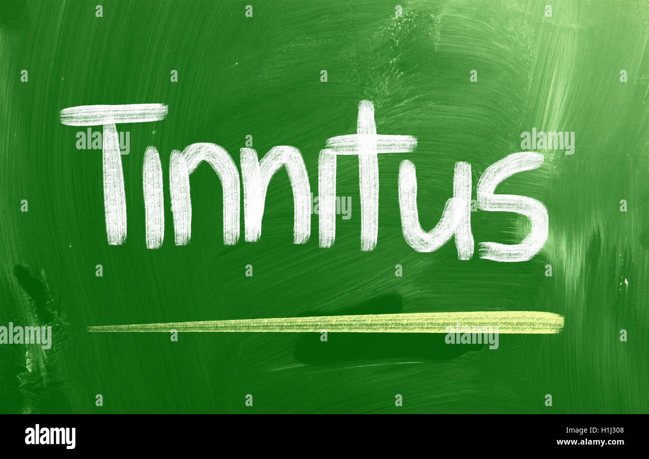 Tinnitus-Konzept Stockfoto