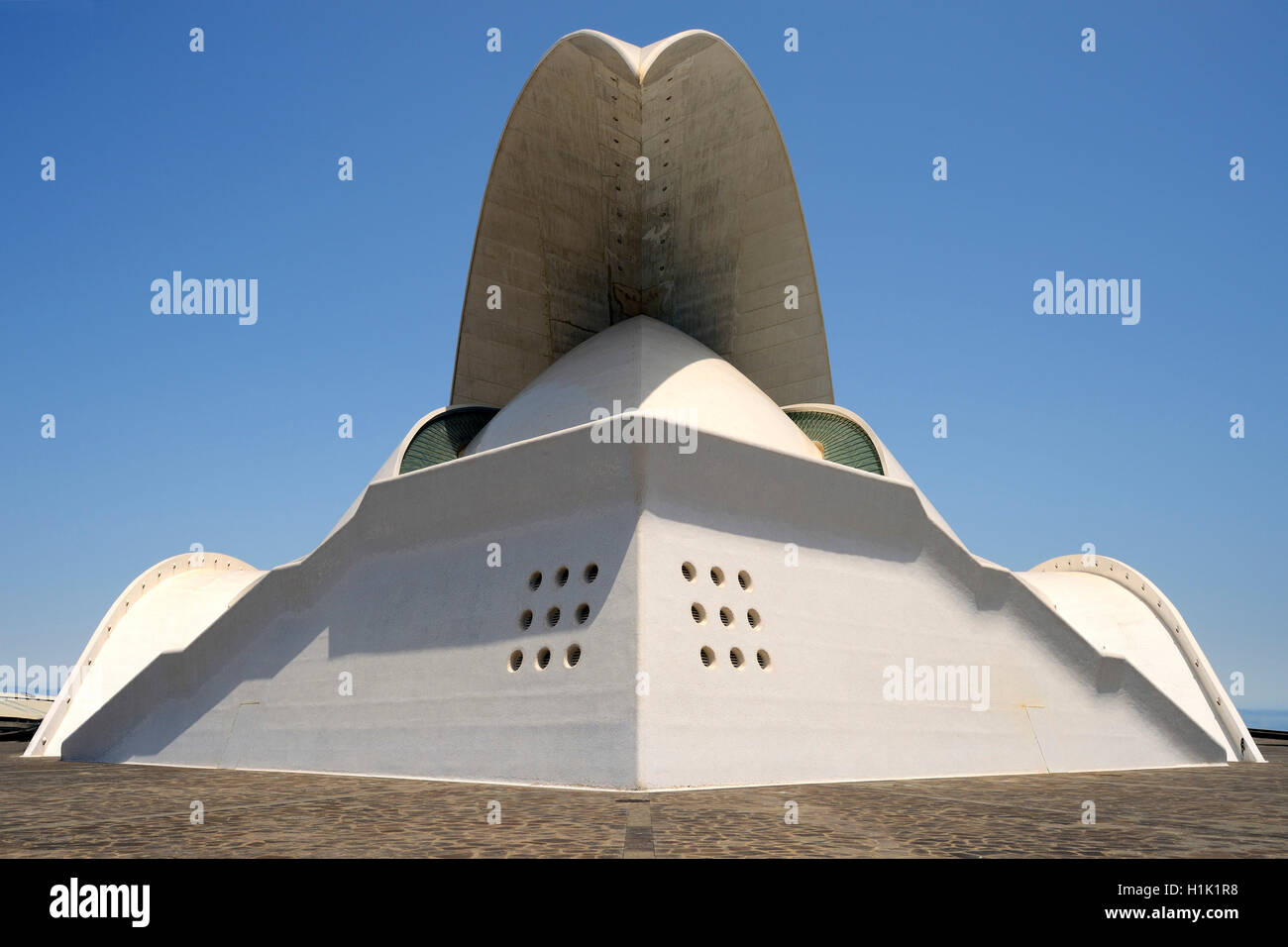 Auditorio de Tenerife, Architekt Santiago Calatrava, Santa Cruz de Tenerife, Teneriffa, Kanarische Inseln, Spanien Stockfoto