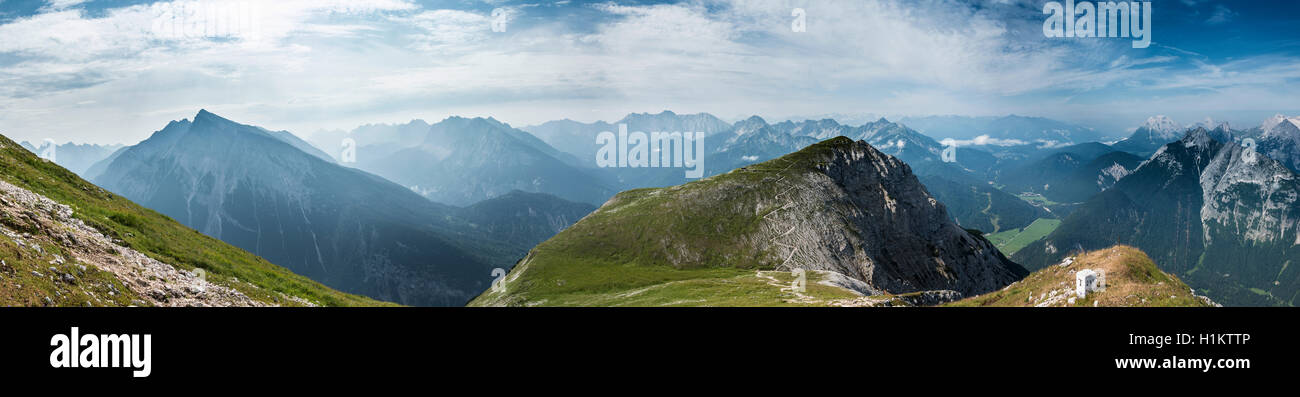 Karwendel, Alpen, Mittenwald, Deutschland Stockfoto