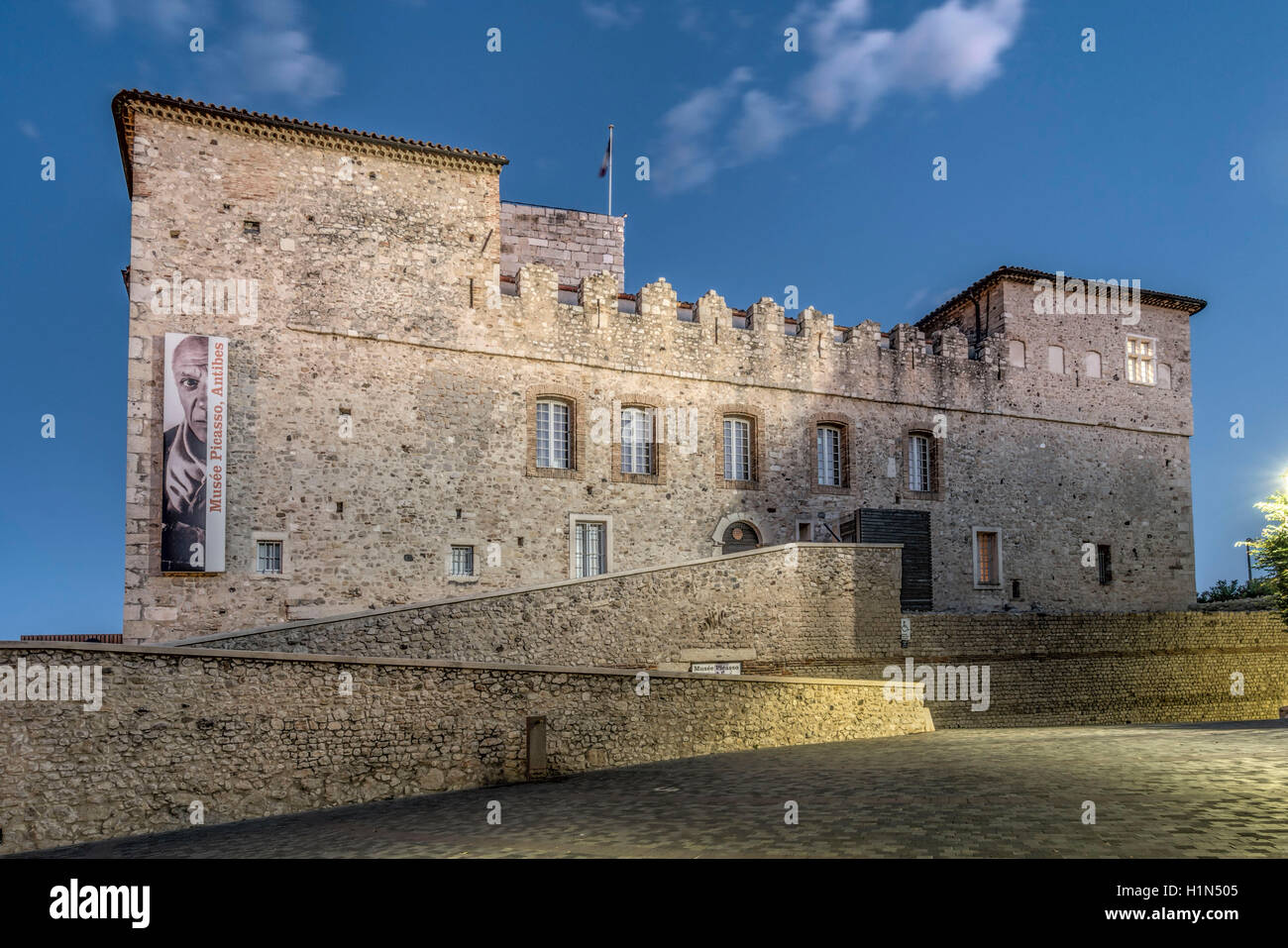 , Chateau Grimaldi, Côte d ' Azur, Cote d ' Azur, Mittelmeer, Provence, Frankreich Stockfoto