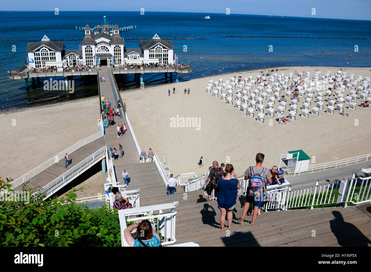Seebruecke Sellin, Sellin, Rügen Stockfotografie - Alamy