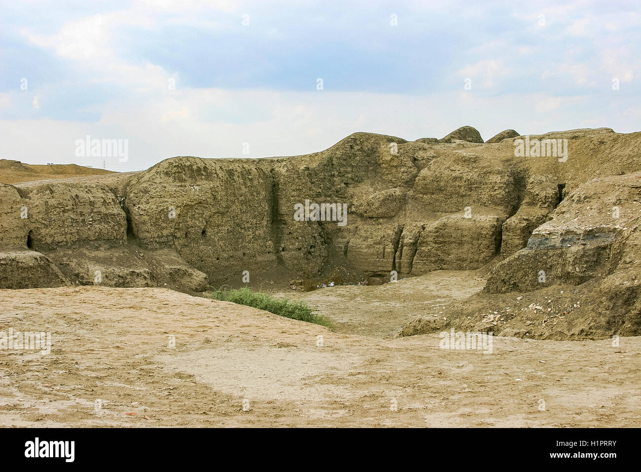 Ägypten, Nil-Delta, Tanis, einer archäologischen Ausgrabung Zone. Stockfoto