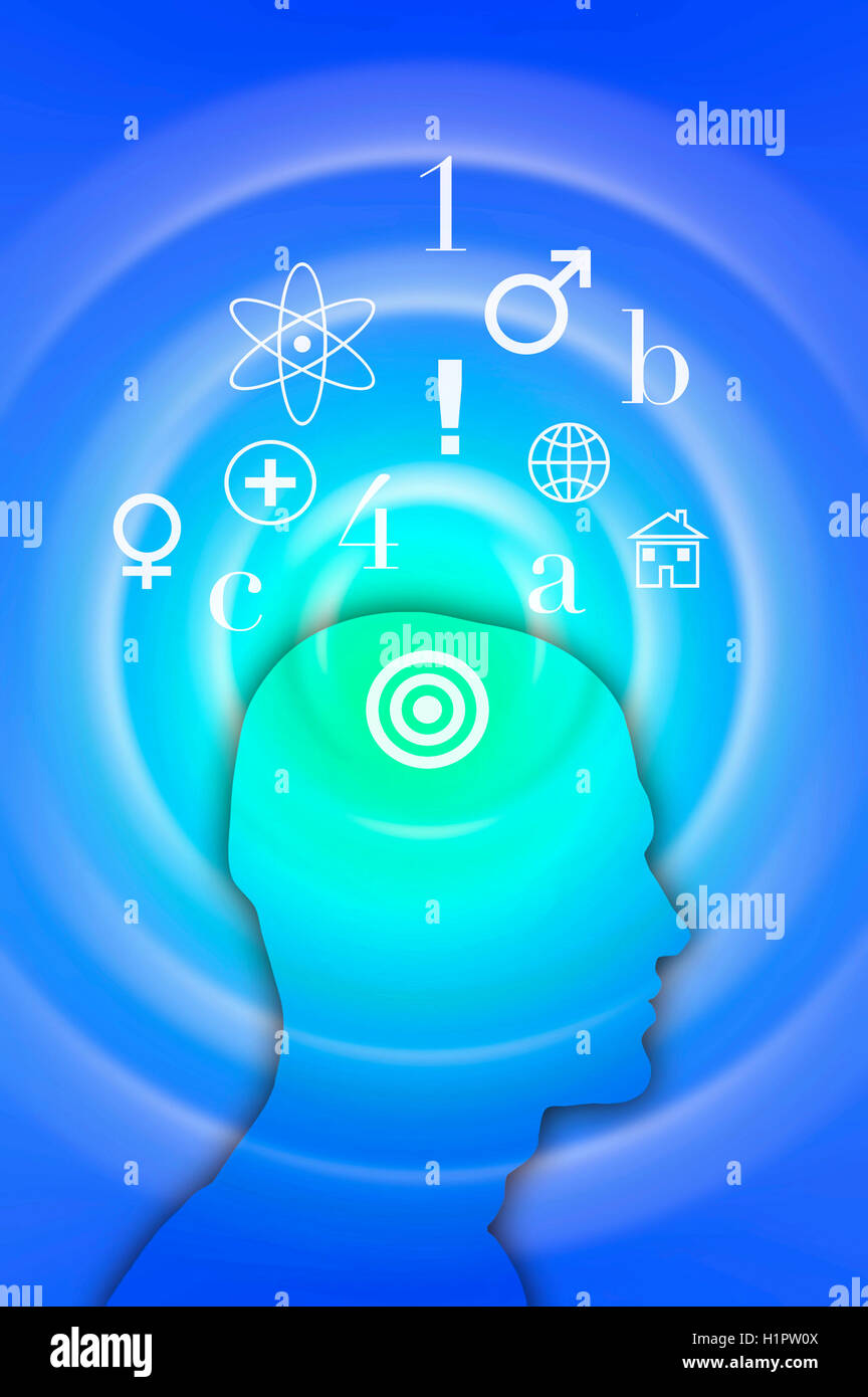 kreativer Kopf Stockfoto