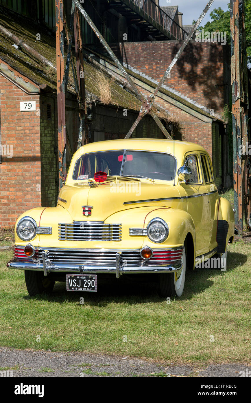 1947 Nash 600 Super Auto. Amerikanische Oldtimer Stockfoto