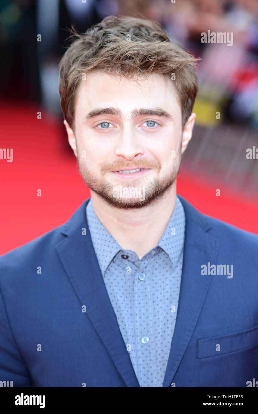 Daniel Radcliffe Teilnahme an einem Screening der Schweizer Armee Mann und Imperium bei der Opening Night Gala des Reiches Live at The O2, London. Stockfoto