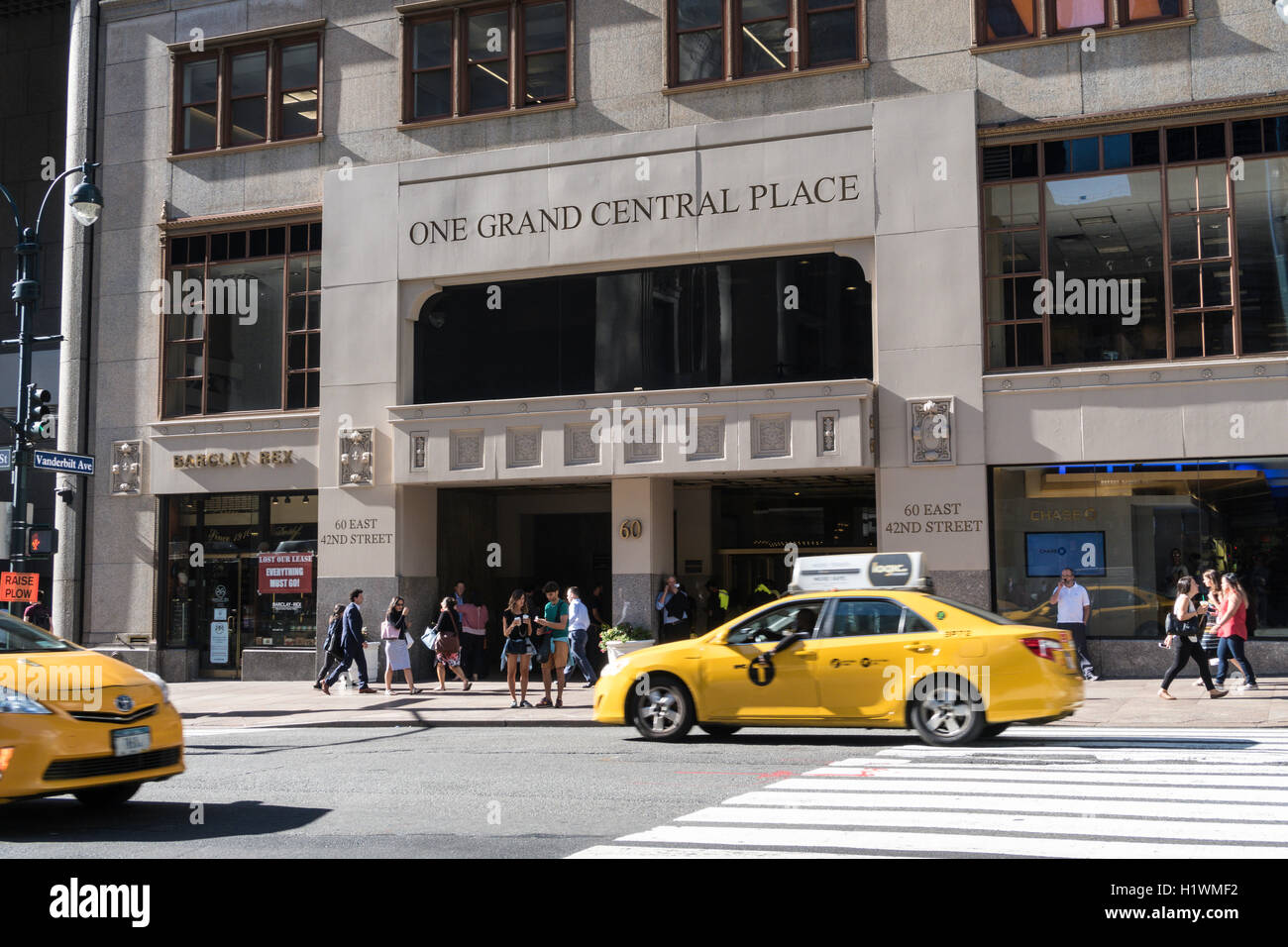 Einen großen zentralen Platz, East 42nd Street, New York City Stockfoto