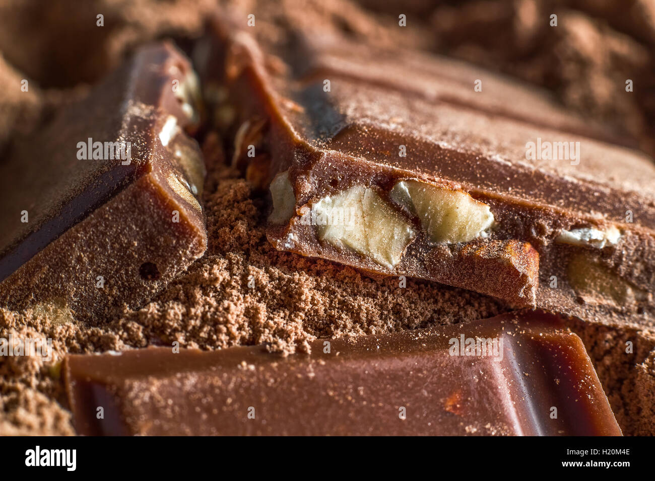 Schokolade tablet Stockfoto